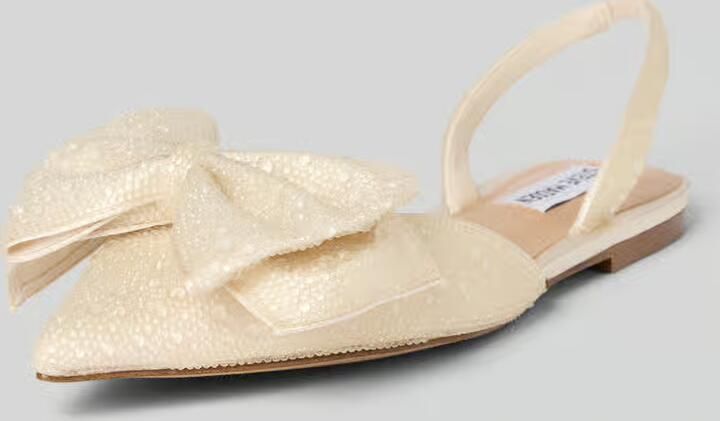 Steve Madden Ballerina's in slingback-look met siersteentjes model 'Cardi' - Foto 4