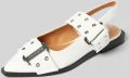 Steve Madden Ballerina's met gestructureerde zool model 'AVE' - Wit