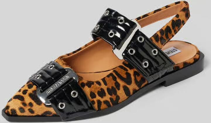 STEVE MADDEN Grand Ave-L slingbacks Zwart Synthetisch Slingback sandalen Dames