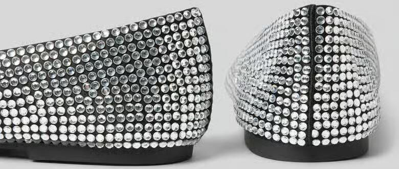 Steve Madden Ballerina's met strass-steentjes model 'DARTS'