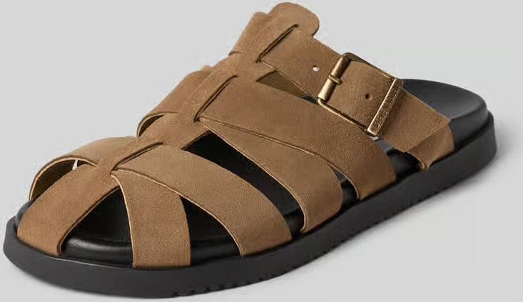 Steve Madden Clogs van leer met doornsluiting model 'Mamba'