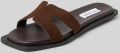 Steve Madden Instappers van echt leer model 'Sofia' - Bruin