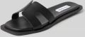 Steve Madden Instappers van echt leer model 'Sofia' - Zwart