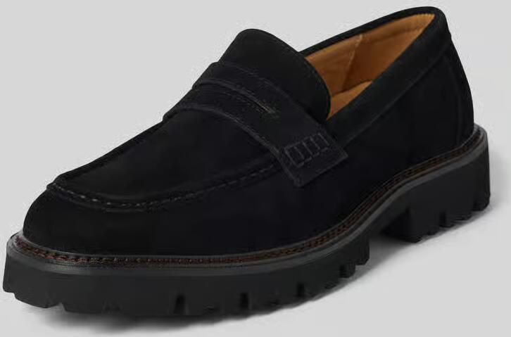 Steve Madden Leren loafers met schachtbrug model 'NOORDIN'