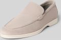 Steve Madden Loafers van leer model 'Mayne' - Grijs
