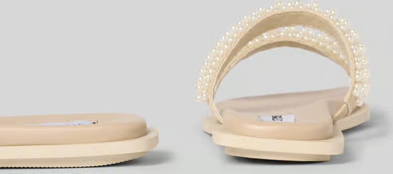 Steve Madden Pantolette met parelversiering model 'Sinne' - Foto 3