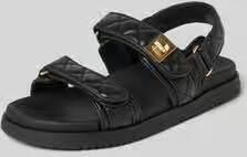 Steve Madden Sandaaltjes van leer met doorgestikte naden model 'Mona'
