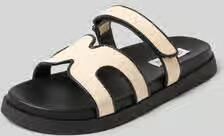 Steve Madden sandaaltjes van leer met klittenbandsluiting model 'Missile'