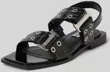 Steve Madden Zwarte Patent Saria E Sandalen Schoenen - Foto 8