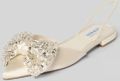 Steve Madden Slipper met siersteentjes model 'Sloane' - Wit
