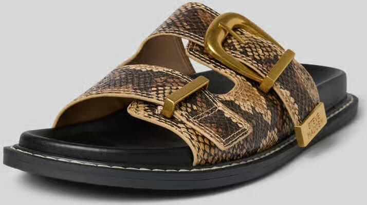 Steve Madden Slippers met doornsluiting en labeldetail model 'ARCH'