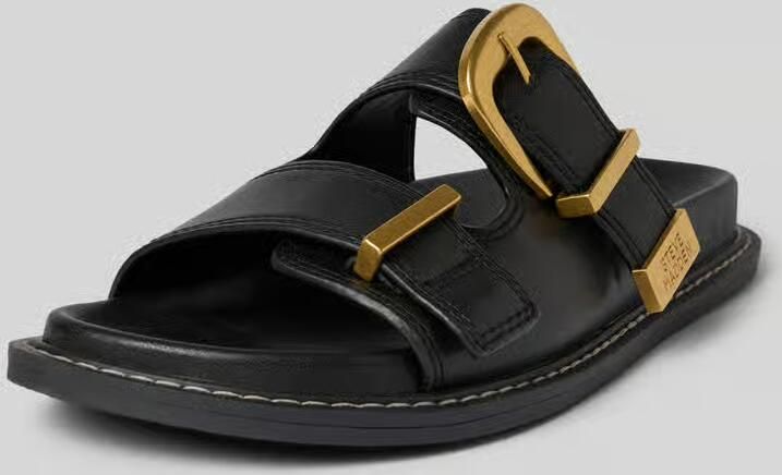 Steve Madden Slippers met doornsluiting en labeldetail model 'ARCH' - Foto 5