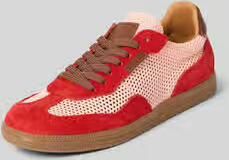 Steve Madden Sneaker van leer met veters model 'Estella'