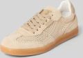 Steve Madden Sneaker van leer met veters model 'Estella' - Zand