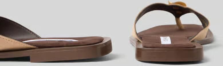 Steve Madden Teenslippers van leer met blokhak model 'MEIRA' - Foto 2