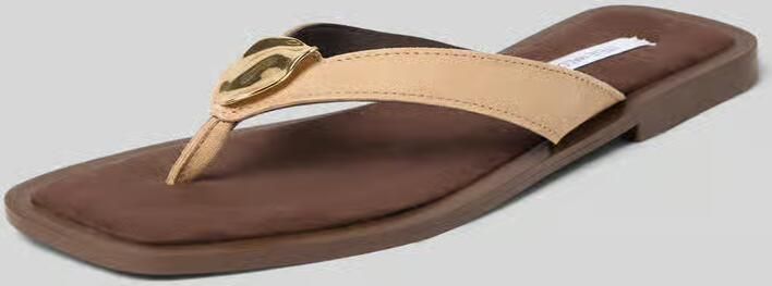 Steve Madden Teenslippers van leer met blokhak model 'MEIRA'