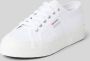 Superga Sneakers in effen design met labeldetail - Thumbnail 1