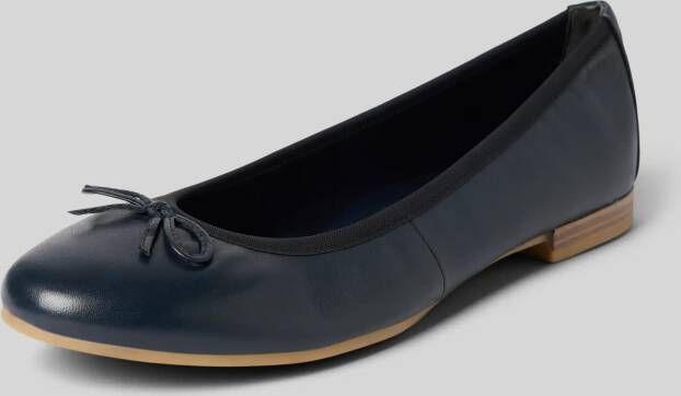 Tamaris Ballerina's Flats slipper businessschoen met decoratieve strik - Foto 4