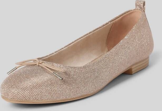 Tamaris Ballerina's met strass-steentjes