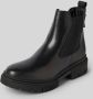 Tamaris dames chelsea boot leren laarzen enkellaars vrouwen leer M2590243 zwart - Thumbnail 12
