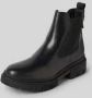 Tamaris dames chelsea boot leren laarzen enkellaars vrouwen leer M2590243 zwart - Thumbnail 5