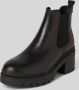 Tamaris dames chelsea boot leren laarzen enkellaars vrouwen leer M2545941 zwart - Thumbnail 4