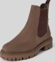 Tamaris Chelsea-boots blokhak enkellaars laarzen met textielband aan de hiel - Thumbnail 4