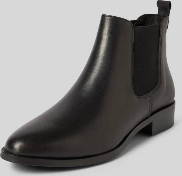 Tamaris Chelsea boots van leer met label in reliëf - Foto 4