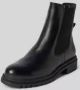 Tamaris Chelsea-boots blokhak combat boots enkellaars met stretch-inzet - Thumbnail 6