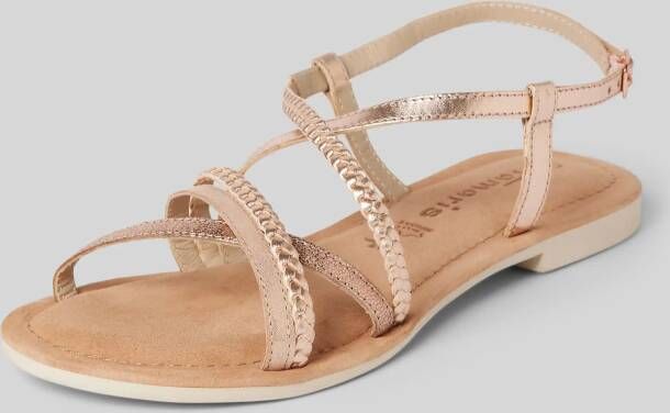 tamaris Leren sandalen met blokhak