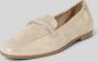 Tamaris Loafers van leer in effen design - Thumbnail 1