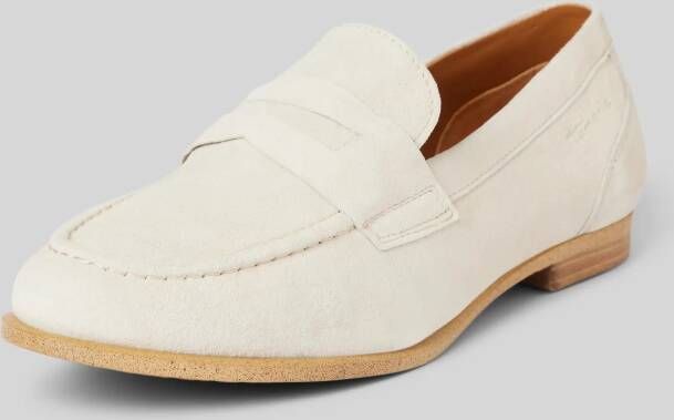 Tamaris Loafers van leer in effen design