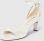 Tamaris Elegante zilveren parel hoge hak sandalen White Dames - Thumbnail 4