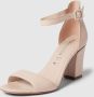Tamaris Zwarte Leren Hoge Hak Sandalen Black Dames - Thumbnail 7