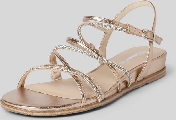 Tamaris Veelzijdige Sandalette met Anti-Slide Hak en Touch-it Zool Beige Dames - Foto 10