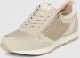 Tamaris Plateausneakers vrijetijdsschoen lage schoen veterschoen met subtiele metallic-details - Thumbnail 4