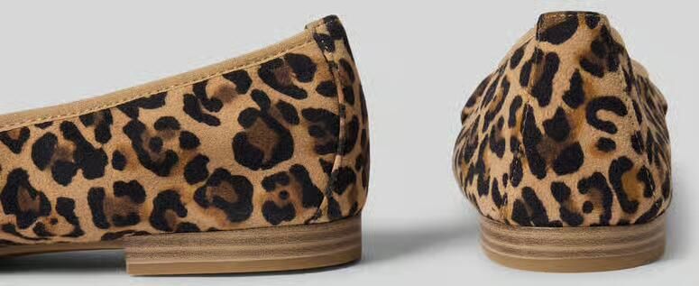 Tamaris Ballerina's van leer met strikdetail - Foto 10