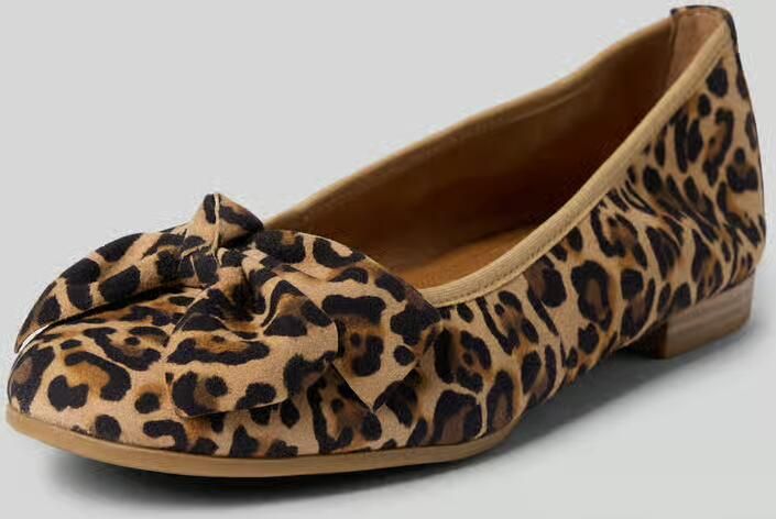 Tamaris Ballerina's van leer met strikdetail - Foto 11