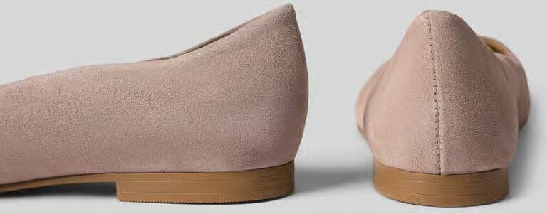 Tamaris Leopard Ballerina's taupe Leer Dames - Foto 7