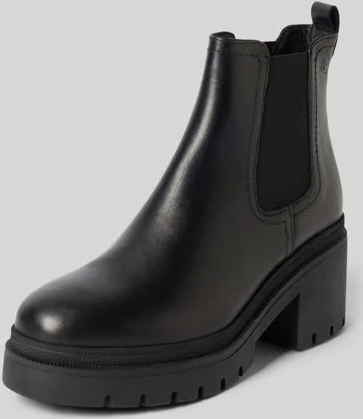 Tamaris dames chelsea boot leren laarzen enkellaars vrouwen leer M2545941 zwart - Foto 7