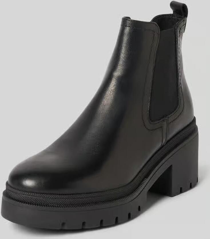 Tamaris Chelsea boots 'Klassische Stiefelette Damen 1-25459-41 003 Echtleder in schwarz' zwart - Foto 6