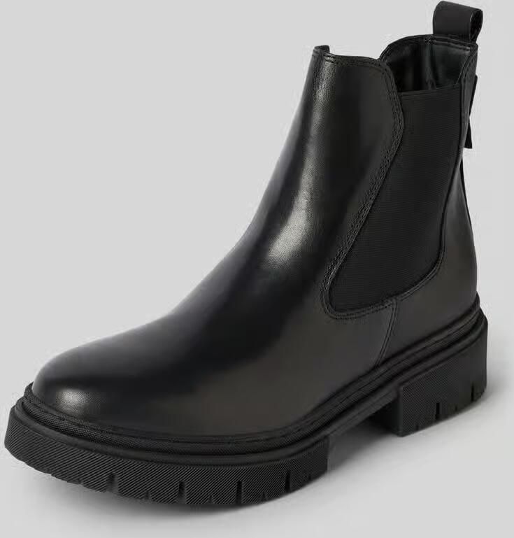 Tamaris dames chelsea boot leren laarzen enkellaars vrouwen leer M2590243 zwart - Foto 8