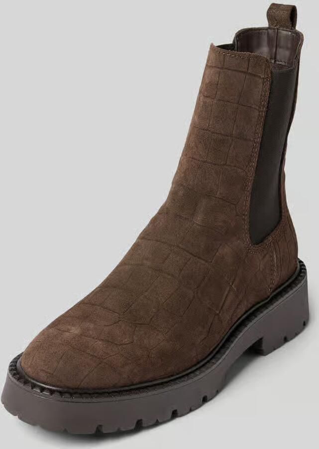 Tamaris Chelsea boots van echt runderleer