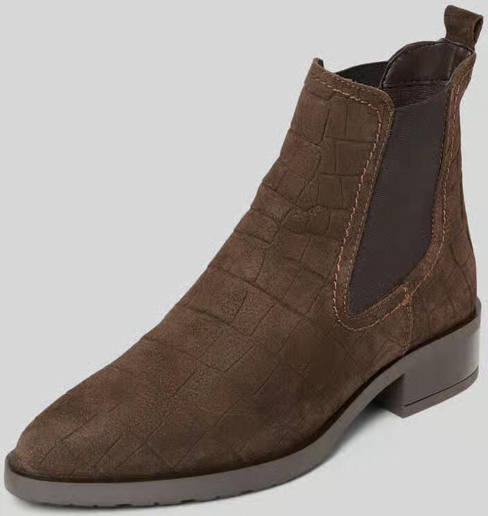 Tamaris Veterlaarsjes blokhak veterschoenen zakelijke schoen met subtiele siernaden - Foto 17