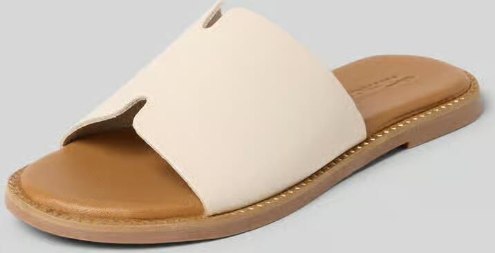 Tamaris leren muiltje 1-27135-42 418 damesschoenen slip-on M2713542 beige - Foto 6