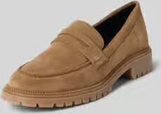 Tamaris Instappers van echt leer Model 'Chunky Loafer'