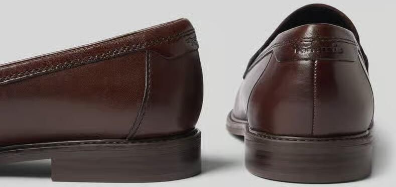 Tamaris dames leren slippers 1-24660-45-366 dames loafers donkerbruin - Foto 3