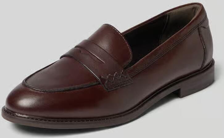 Tamaris dames leren slippers 1-24660-45-366 dames loafers donkerbruin - Foto 2