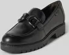 Tamaris dames leren slippers 1-24740-47-001 dames loafers zwart - Foto 4