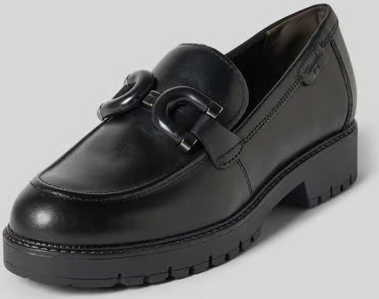 Tamaris dames leren slippers 1-24740-47-001 dames loafers zwart - Foto 5